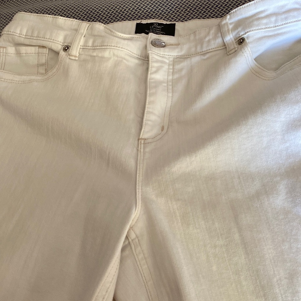 Chico’s white jeans